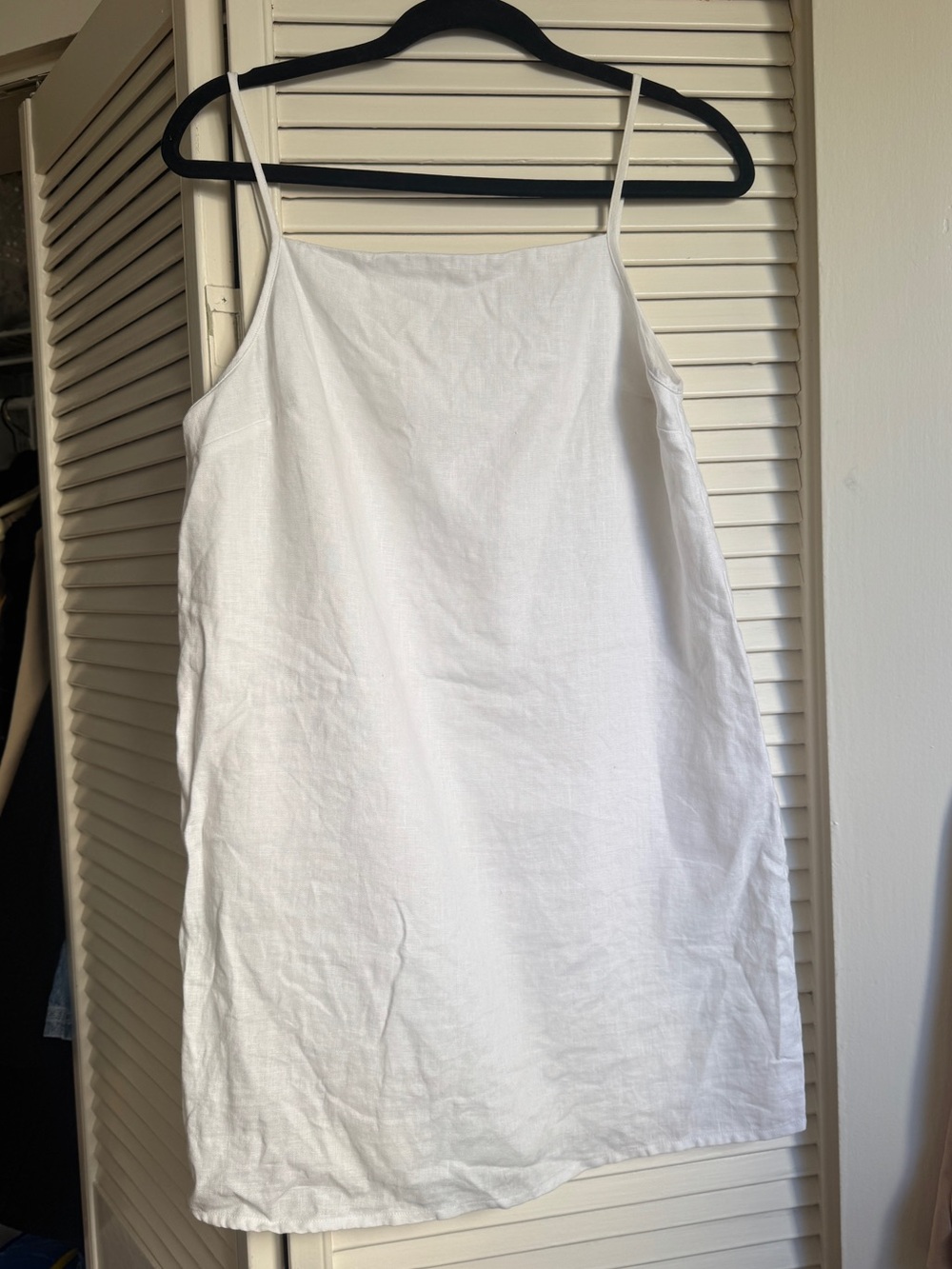 Reformation White Linen Dress